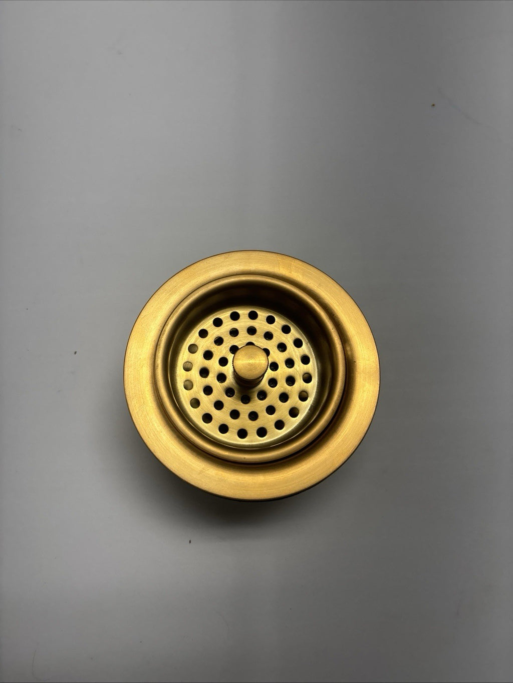 Signature Hardware SHAS202ZSS Basket Strainer for 1" Sinks, Matte Gold