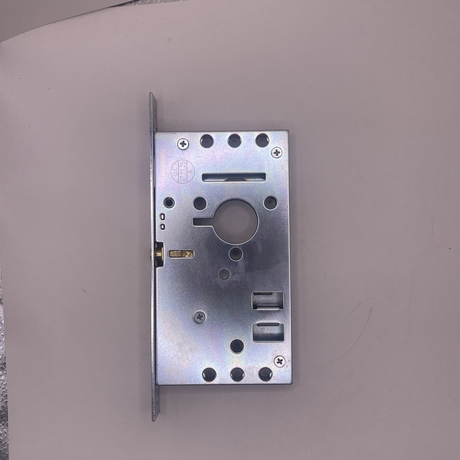 Emtek 2124FB2 - Rustic Modern Passage Pocket Door Mortise Lock for 2" Thick Door
