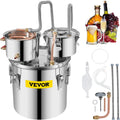 VEVOR Alcohol Still 5 Gallon Stainless Steel Alcohol Distiller with Copper Tub