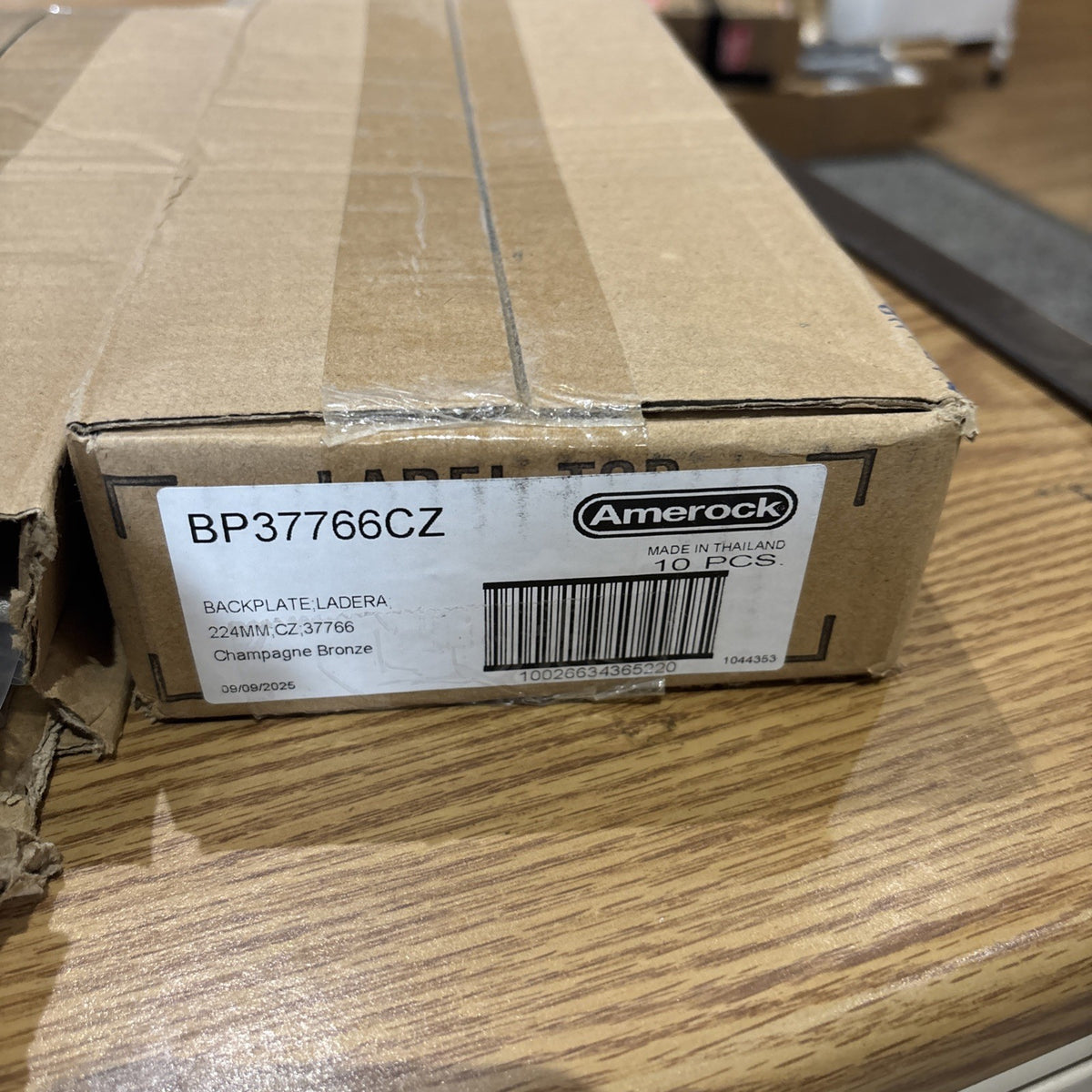 10x Amerock Champagne Bronze 224 Mm Backplate BP37766cz