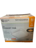 Commercial Electric 50 CFM Bathroom Exhaust Fan LED Light W/ Clip Lock BF1103