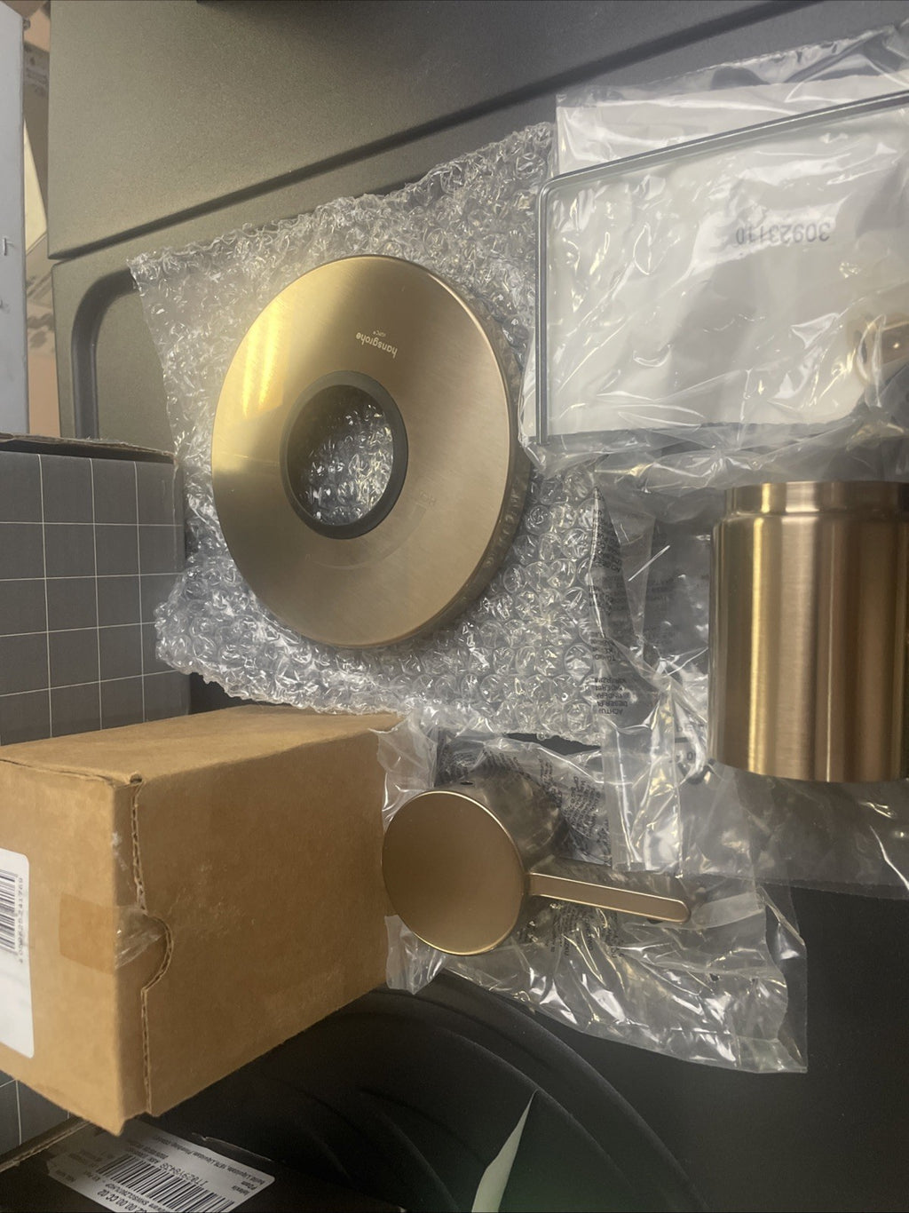 Hansgrohe 15739141 Ecostat S Pressure Balanced Valve Trim in Brushed Bronze