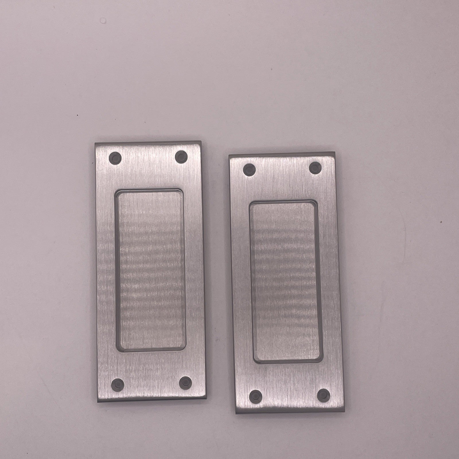 Baldwin PD006056PASS PD006.PASS Santa Monica Passage Pocket Door Set Small SS