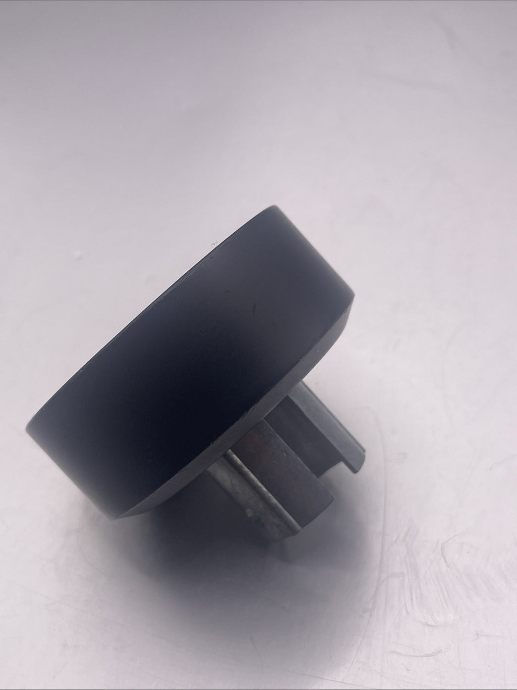 Baldwin ENCONCRR190 Modern Keyed Entry Door Knob Set In Satin Black *READ*