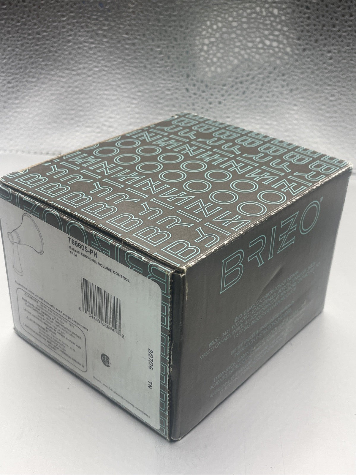 Brizo T66605-PN Traditional Sensori Single Handle Volume Control Trim Only