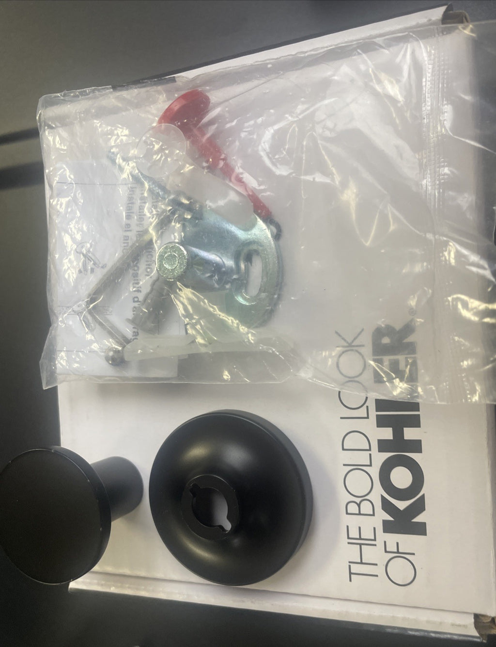 Kohler Purist Single Robe Hook - 14443-BL - Black *READ*