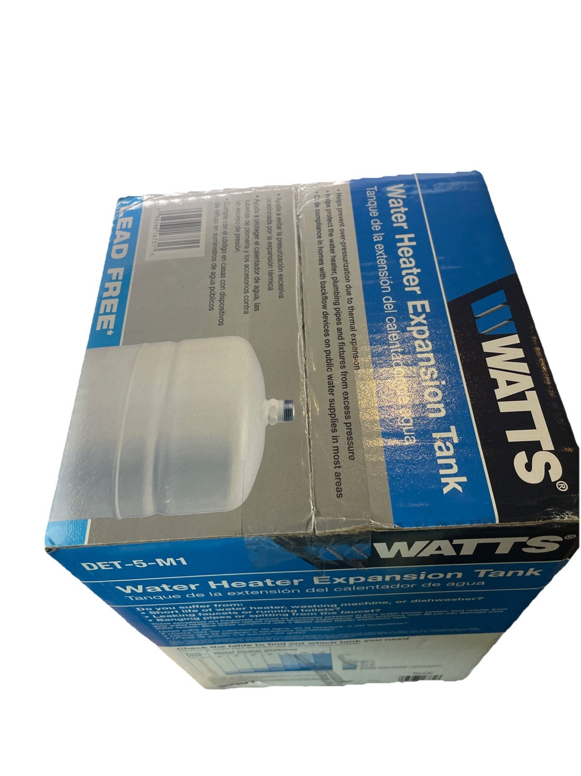Watts 8.5 in. Wx11.5 in. Dx8.5 in. H Pre-Pressurized Steel Water Expansion Tank