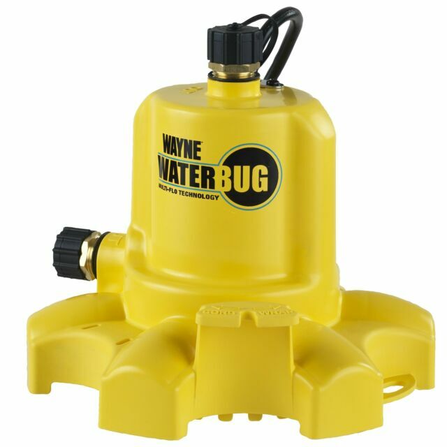 Wayne 1/6 HP WaterBUG Submersible Utility Pump to GUAM