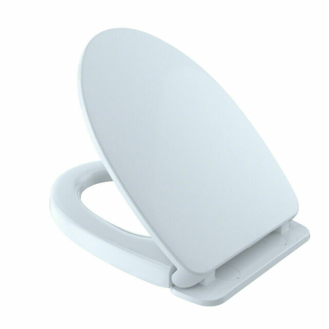 TOTO SS124#01 SoftClose Elongated Toilet Seat - Cotton White